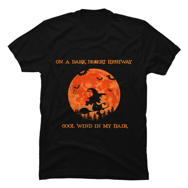 on a dark desert highway halloween t shirt